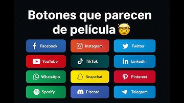 ✨ Crea Botones Animados de Redes Sociales con Solo Código (HTML, CSS y JS)