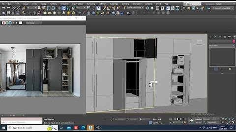 3DsMax Tutorials, Learn 3D Modeling a Wardrobe from Scratch in 3dsmax ( Part 2)