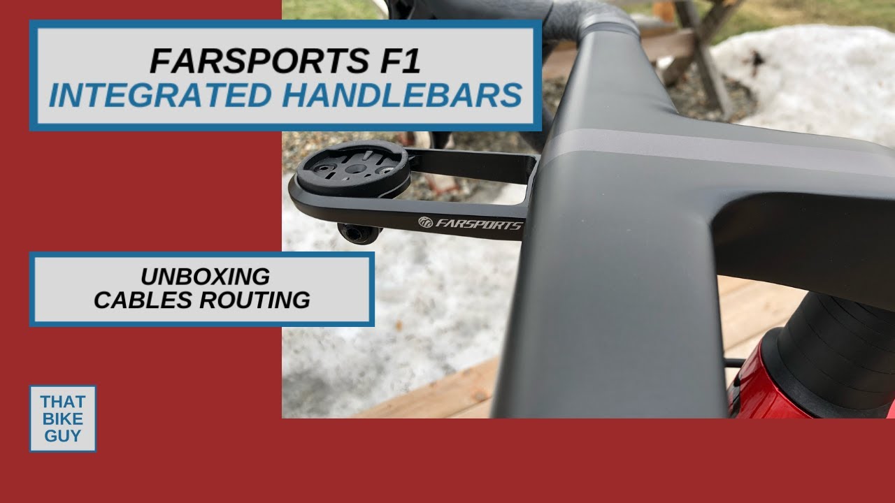 Farsports F1 | Integrated Handlebars | Unboxing | Cable routing | Installation | Road Bike