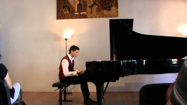 piano recital Joachim Vanheusden Bruxelles juin 2015