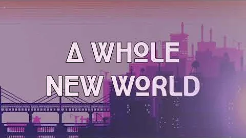 A Whole New World (Zayn and Zhavia)  Cover