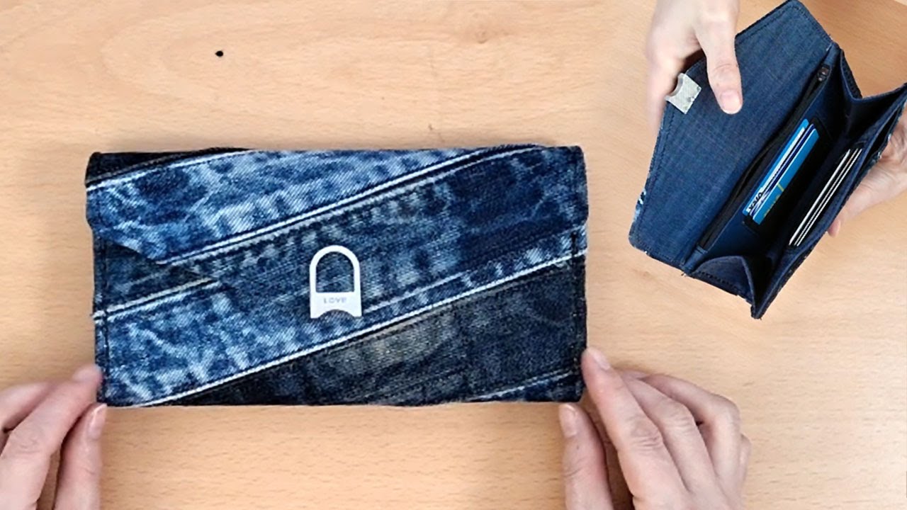 EJ-187/허리 벨트를 모아 모아...장지갑 만들기.  내용물이 구겨지지 않아요.SEWING TUTORIALDIY/CRAFTS/MAKE A BAG