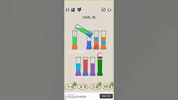 Water sort puzzle game level 35 #shorts #games #crazyshooter