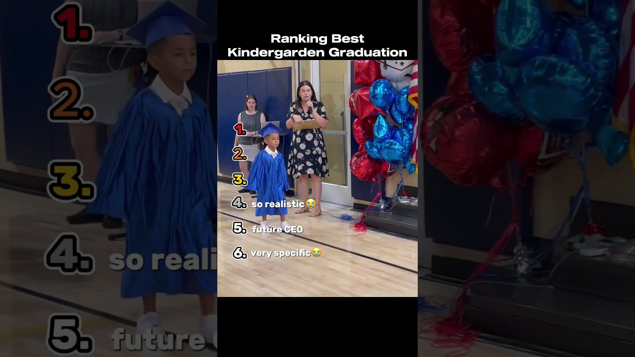 Ranking The Funniest Kindergarden Graduations