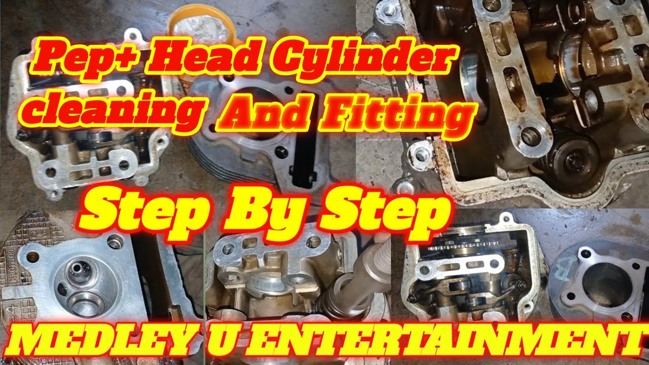 TVS Pep Plus BS4 Head, Cylinder & Piston Wash & Refit 🔧 | Engine Cleaning & Assembly