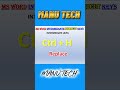 Ctrl+H MS Word shortcut keys #computereducation #shortcutkeys #mswordshortcuts