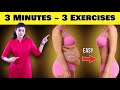 Get a flat stomach  3 easy moves  3 minutes   no sit ups  no gym required 