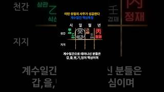 이런 유형의 사주가 성공한다 계수일간 핵심특징 #사주 #shorts #계수 #성공 #운세 #재물운 #사주팔자…