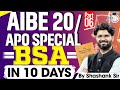 AIBE 20/APO Special: Master BSA 2023 in 10 Days | Study IQ Judiciary