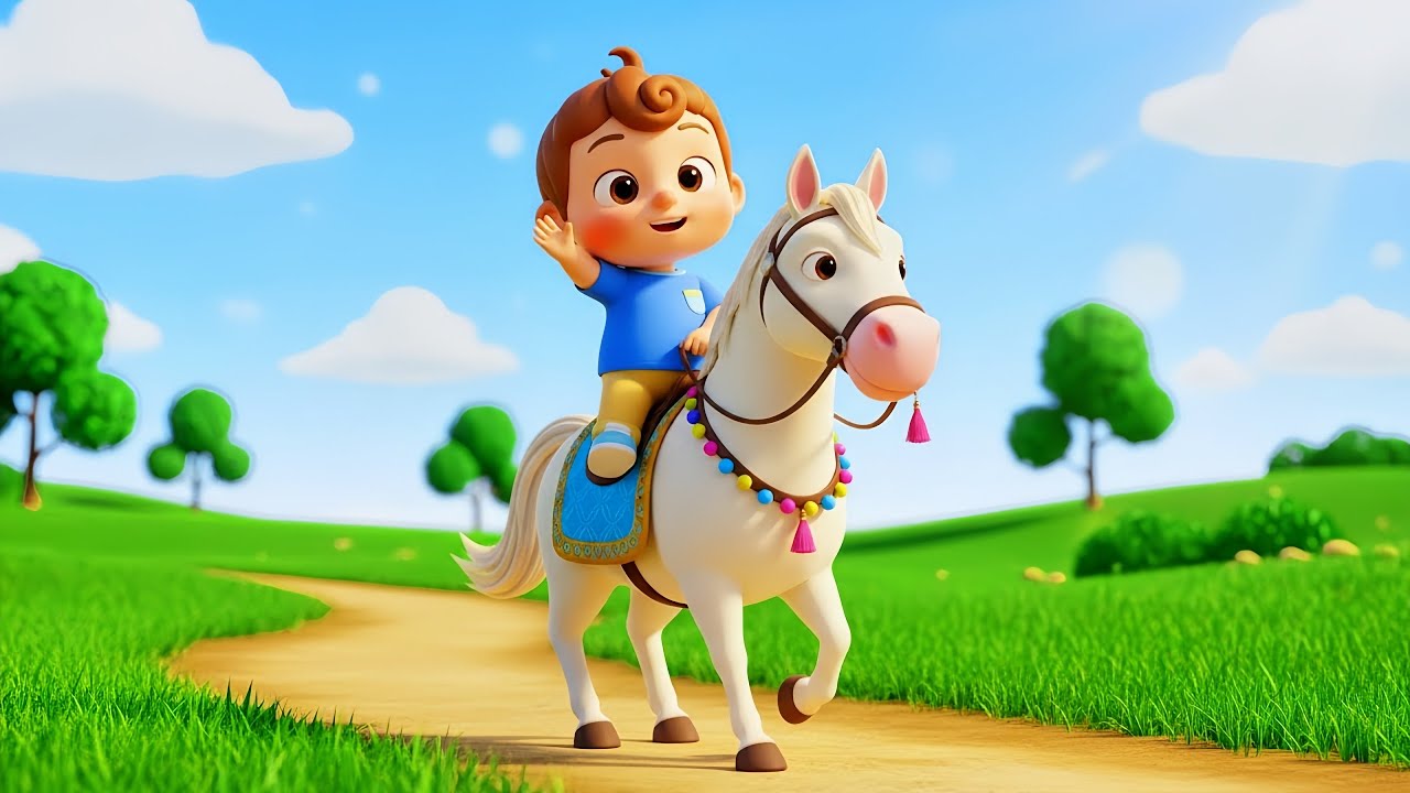 Lakdi Ki Kathi - लकड़ी की काठी काठी पे घोडा | Hindi Nursery Rhymes | JellyTunes-Hindi |