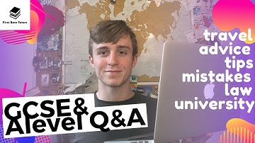Travel, Exams, University and Law ADVICE for GCSE & A level Students in 2020 - a Q&A!