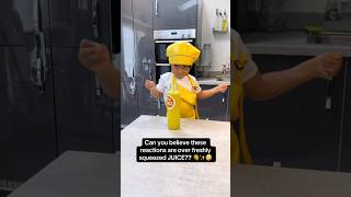 Khepri’s iconic reactions never get old 🤣 All this over freshly squeezed juice? #freshjuice #viral