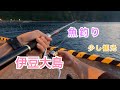 【伊豆大島】都心から2時間で行ける離島へ遠征して堤防と磯でのんびり魚釣り。少し観光もしました!