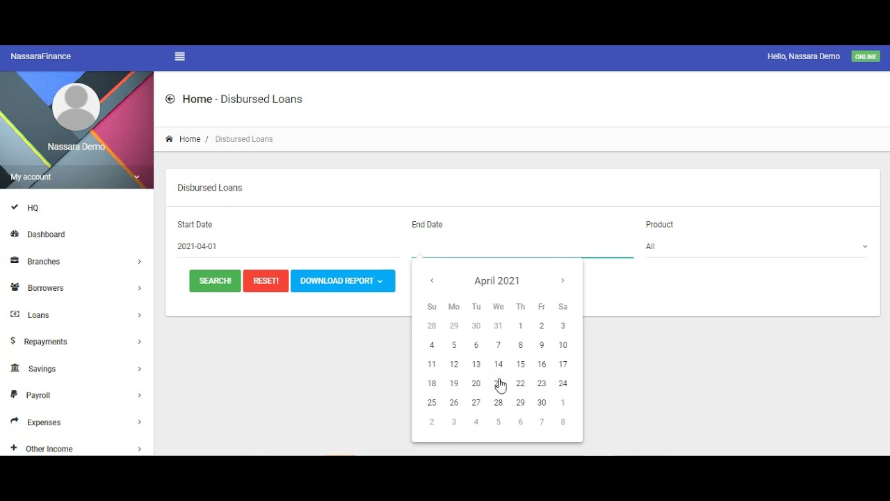 CooP Manager - Viewing and Downloading Reports