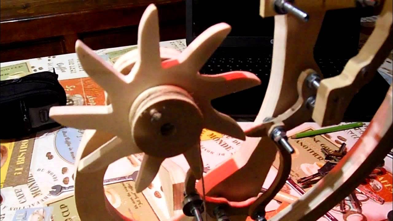 wood clock escapement YouTube