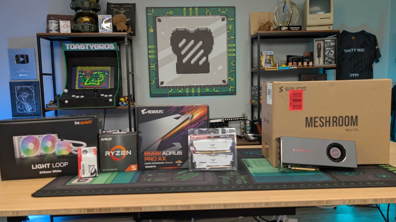 Ryzen 5 5600x + RX 5700 Gaming PC Build - !pcbros - YouTube