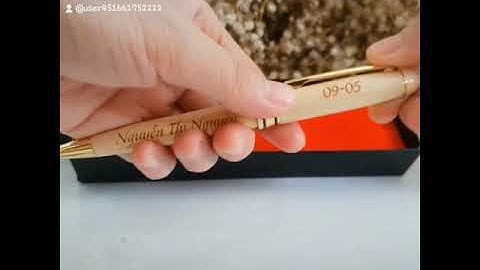 Bút Ký Gỗ Khắc Tên Quà Sinh Nhật Ý Nghĩa