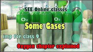 Class 9 Oxygen gas