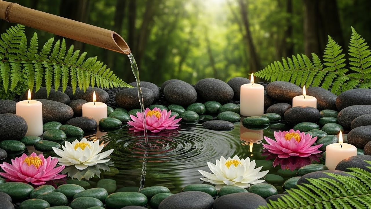 Relaxing Music • Water Sounds ☘️ Calm Your Heart, Relieving Anxiety