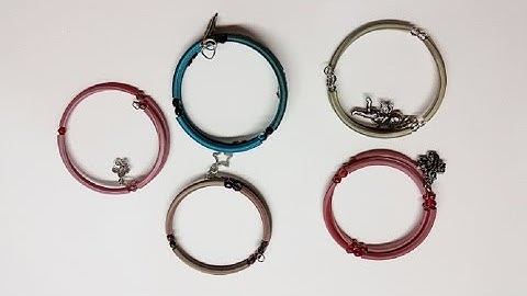 Another Use for Scrap Clay - Extruded Memory Wire Bracelet!