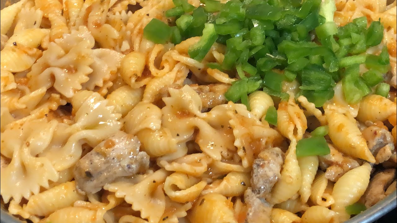 Chicken pasta 🍝 recipe / how to cook chicken pasta with red sauce YouTube