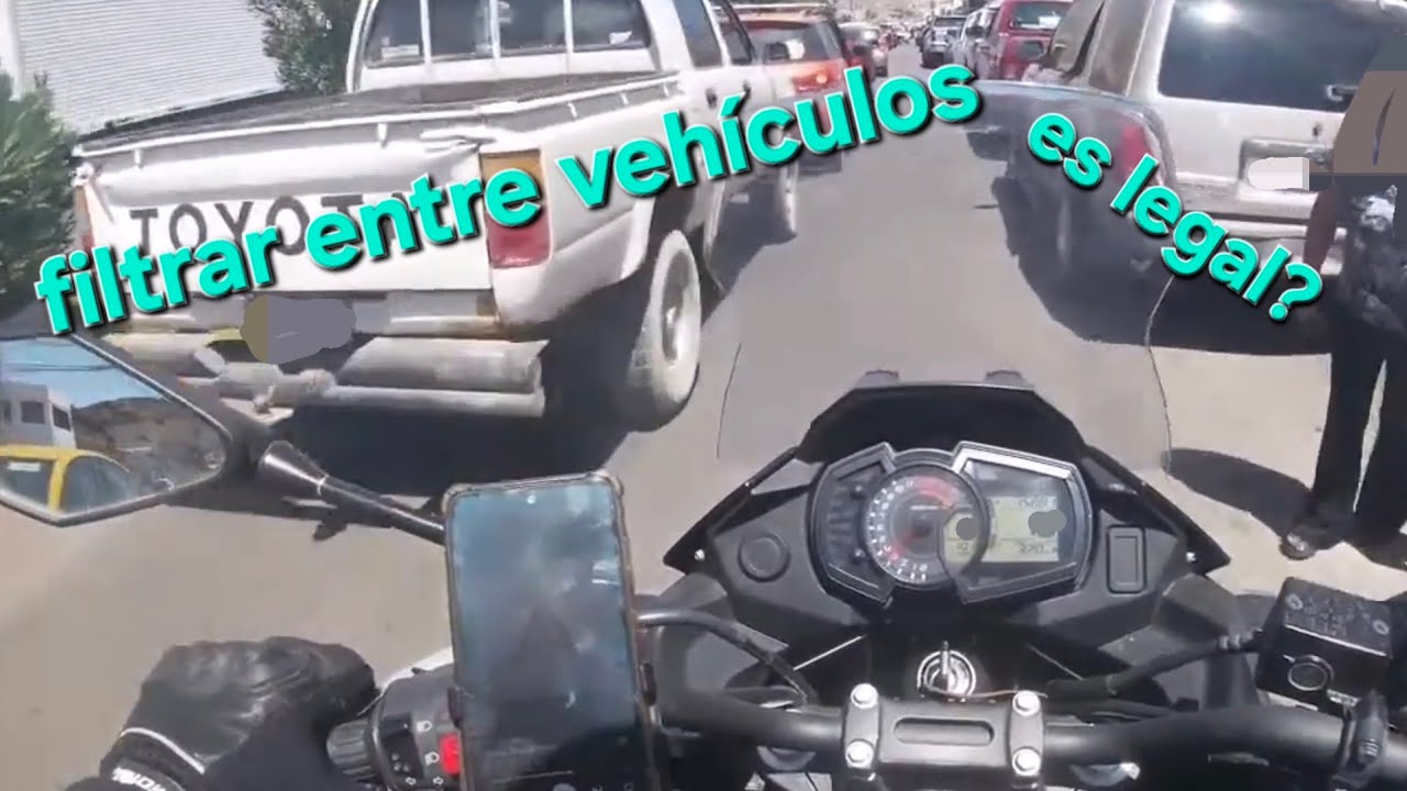 Se puede pasar entre vehículos en chile❔️⁉️