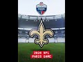 HYPE ⚜️ Saints Game in Paris! #nfl #shorts