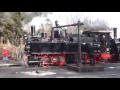 IGE Winterdampffahrt 2017, dag 4. HSB 99 5901 en 99 5902. Wernigerode - Nordhausen.