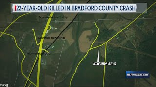 22-year-old killed in Bradford County crash
