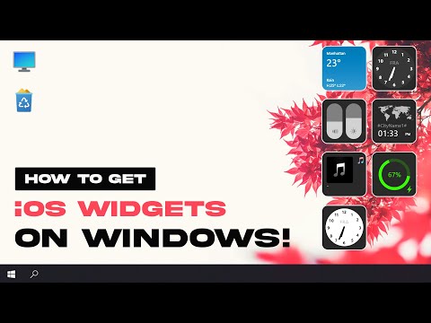 Get FUNCTIONAL iOS Widgets on Windows 10/11! | Tutorial #shorts