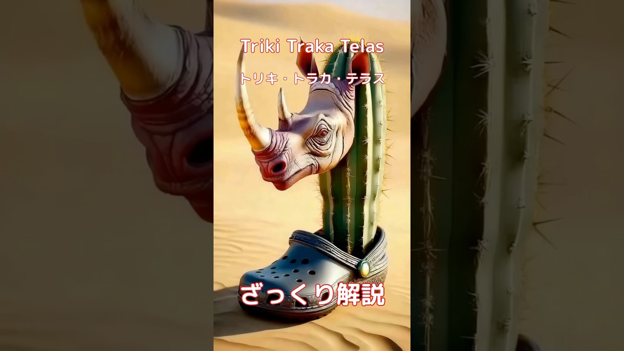 【#italianbrainrot 】Triki Traka Telas トリキ・トラカ・テラス【ざっくり解説】