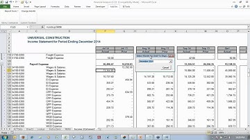 Sage Simply Accounting Intelligence - Tour of Functionality - Financial Reports