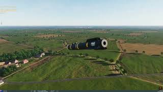 DCS | Hellfire missile strikes armour unit in convoy
