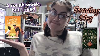 READING VLOG | Attempting to read romance., a mini book haul, and unboxing OwlCrate Jr