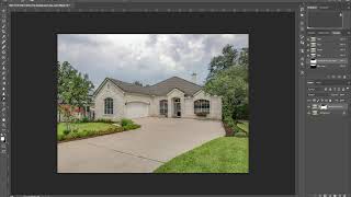 How to Replace a Summer Sky in Photoshop - Real Estate Photo Editing screenshot 2