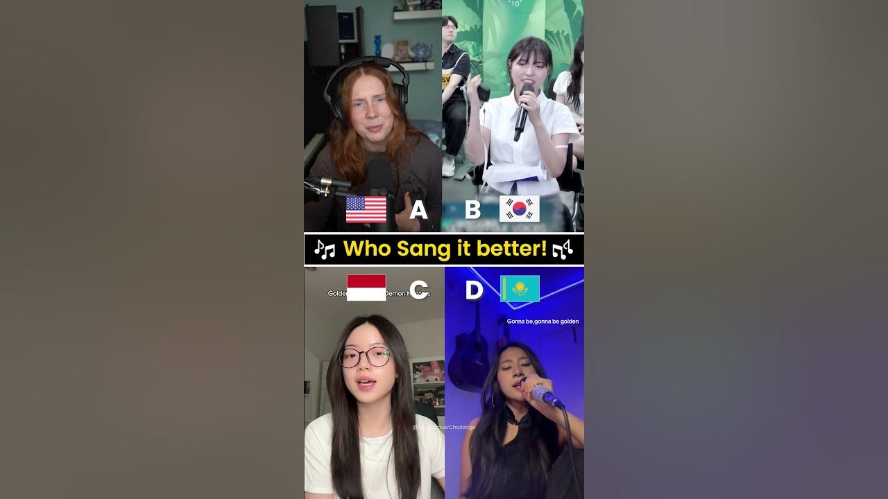 who sang it better - Golden - KPop Demon Hunters - Song cover #cover #koreanpop #kpopdemonhunters