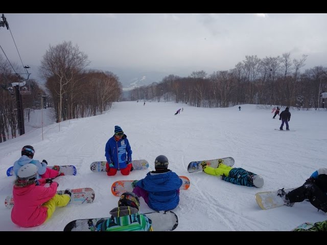 2014 姆池snowboard練功團 Brian 教學&示範側拍