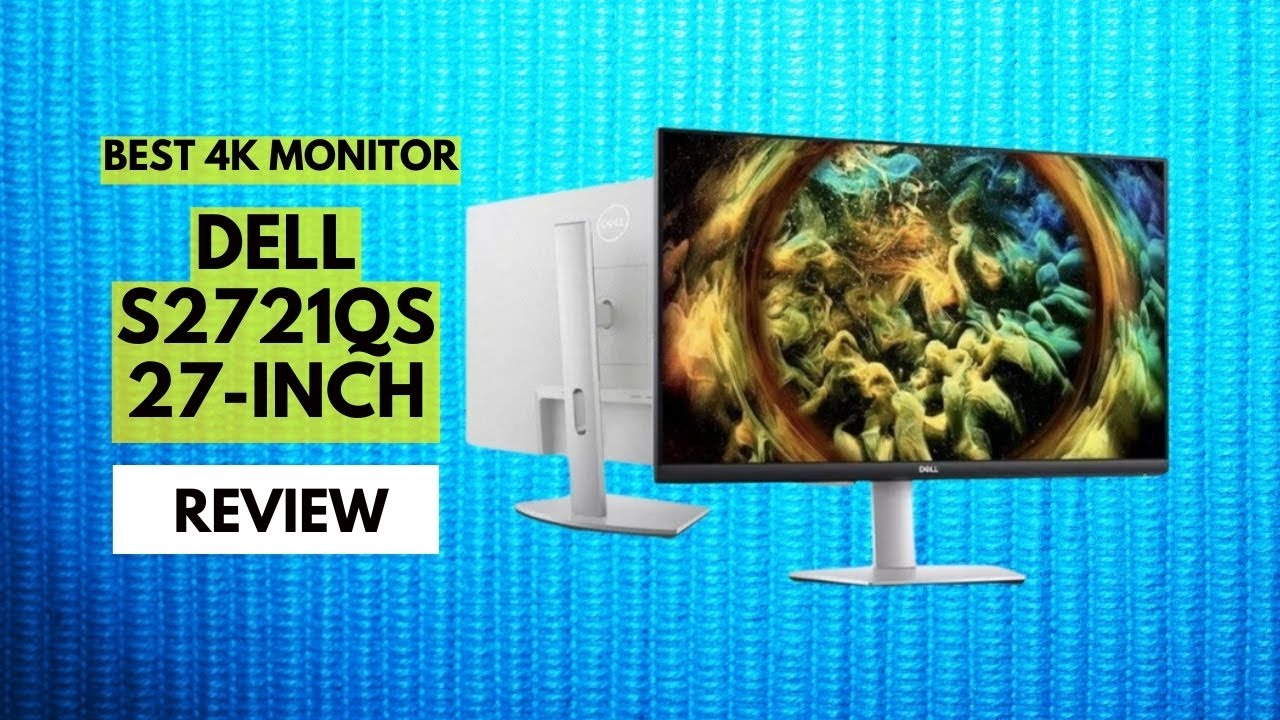 Dell 27 Inch 4K UHD Computer Monitor - S2721QS