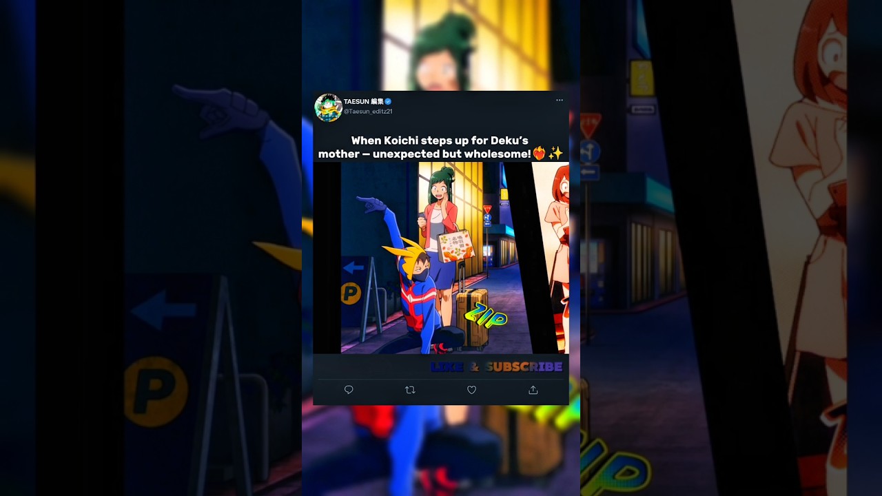 Koichi Helps Deku’s Mom! 🤯✨ 