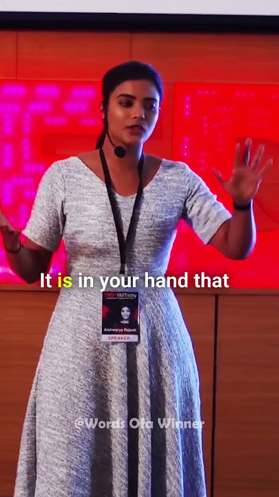 You have to Protect Yourself | Aishwarya Rajesh | #tedxtalks #shorts #aishwaryarajesh