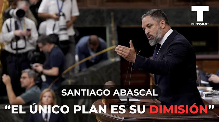 Santiago Abascal trashes Sánchez in Congress for his "anti-corruption plan."