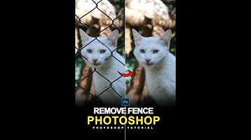 Remove Fence in Adobe Photoshop 2025 | Photoshop Tricks and Tips
