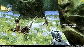 RPCS3 PS3 Emulator - Jurassic The Hunted Ingame! VULKAN (726ec274) LLVM