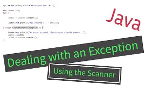 Java - Dealing with an Exception Reading from the Console