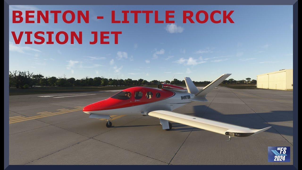Benton (1K1) to Little Rock (KLIT) | Cirrus Vision Jet | MSFS 2024 ...