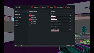 Sakura cheat Legit Settings
