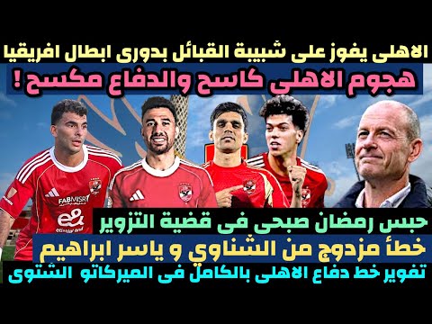 هجوم كاسح الاهلي يفوز علي شبيبة القبائل فى دوري أبطال افريقيا اهداف تريزيجيه و إمام عاشور الاهلي