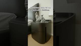 Chloe Night Stand: Compact Dark Wood Storage For Modern Bedrooms 🖤✨