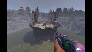 Rust 4-man base design with bunker finished base tour (THE HAVOC)