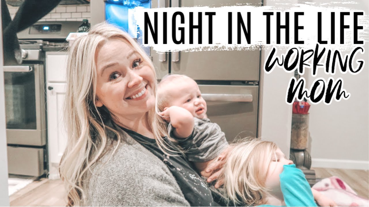 NIGHT IN THE LIFE OF A WORKING MOM | DIY GERM KILLING COUNTER SPRAY